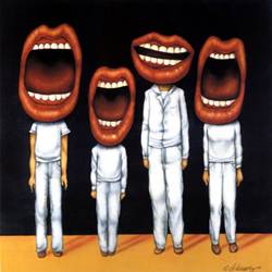 Talking Heads, por Anita Kunz